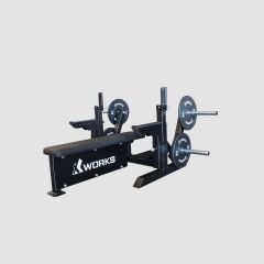 XWORKS Flat Olympic Bench Sehpası – Serbest Ağırlık Egzersiz Sehpası (FWX0075) BEYAZ