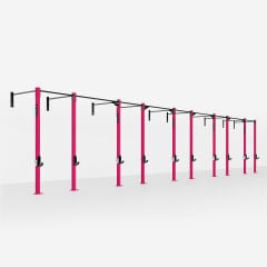 GYMHOLIX® 5 Rack 10 Bacak Duvar Tip İstasyon (Rig) (FGXW010)
