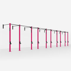 GYMHOLIX® 5 Rack 10 Bacak Duvar Tip İstasyon (Rig) (FGXW010)