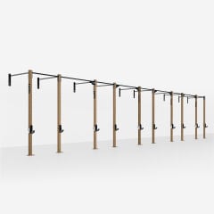 GYMHOLIX® 5 Rack 10 Bacak Duvar Tip İstasyon (Rig) (FGXW010)