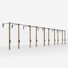 GYMHOLIX® 5 Rack 10 Bacak Duvar Tip İstasyon (Rig) (FGXW010)