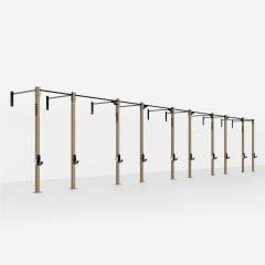 GYMHOLIX® 5 Rack 10 Bacak Duvar Tip İstasyon (Rig) (FGXW010)