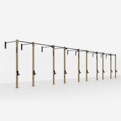GYMHOLIX® 5 Rack 10 Bacak Duvar Tip İstasyon (Rig) (FGXW010)