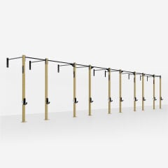 GYMHOLIX® 5 Rack 10 Bacak Duvar Tip İstasyon (Rig) (FGXW010)