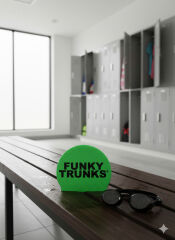 Funky Trunks Yeşil Antrenman Bonesi