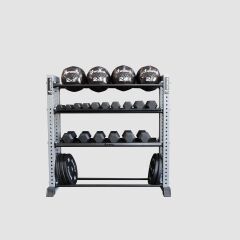 XWORKS Genel Depolama Ünitesi – Dumbbell, Kettlebell ve Aksesuar Rafı (FWX0027) BEYAZ