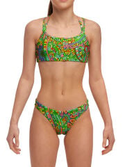 Funkita Minty Mixer Bikini Takımı, Alt, Üst Takım Kız Çocuk Bikini