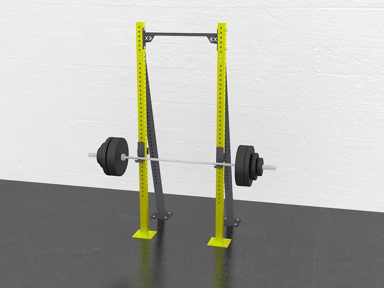 GYMHOLIX® 1 Rack 2 Bacak V Tip İstasyon (Rig) (GFWXN002)
