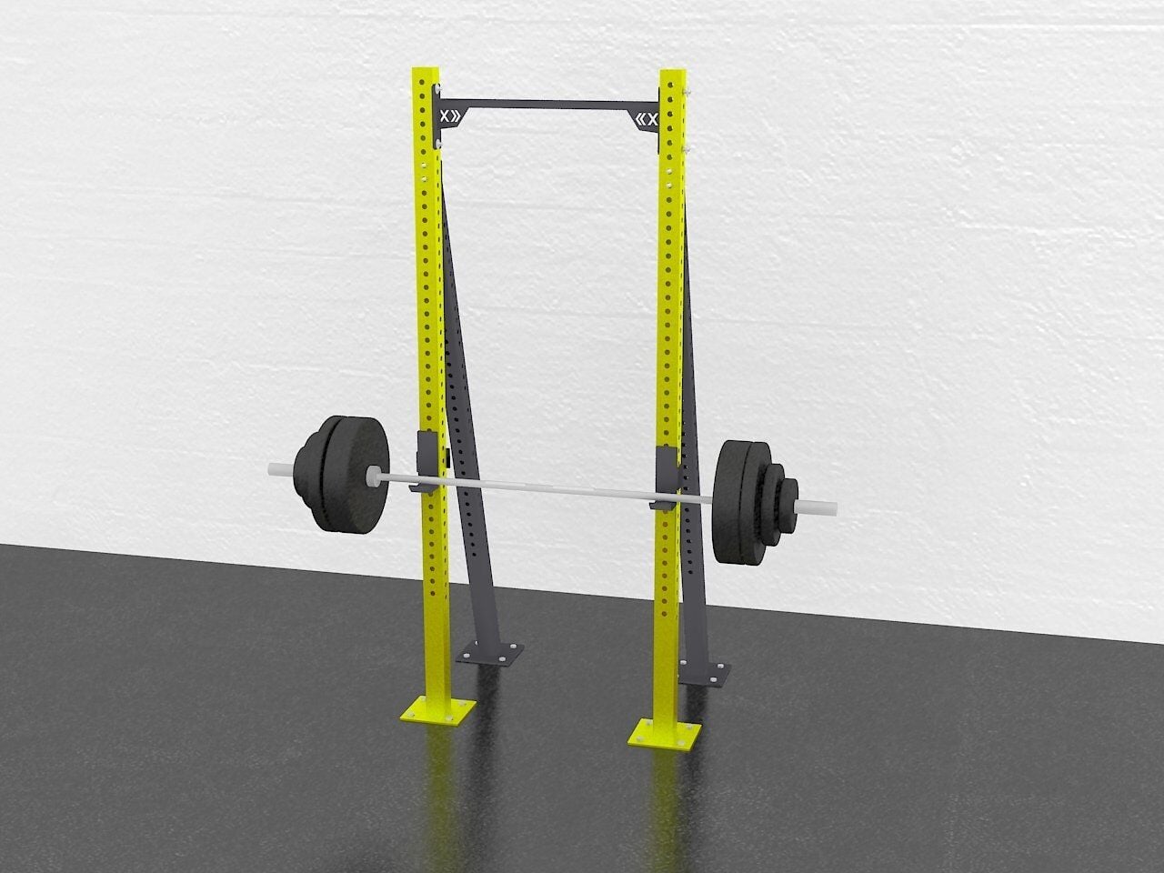 GYMHOLIX® 1 Rack 2 Bacak V Tip İstasyon (Rig) (FGXN002)