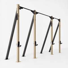GYMHOLIX® 2 Rack 4 Bacak V Tip İstasyon (Rig) (FGXN004)