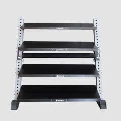 XWORKS 4 Katlı Dambıl Rafı - Kettlebell Dumbbell Depolama Ünitesi (FWX0025)