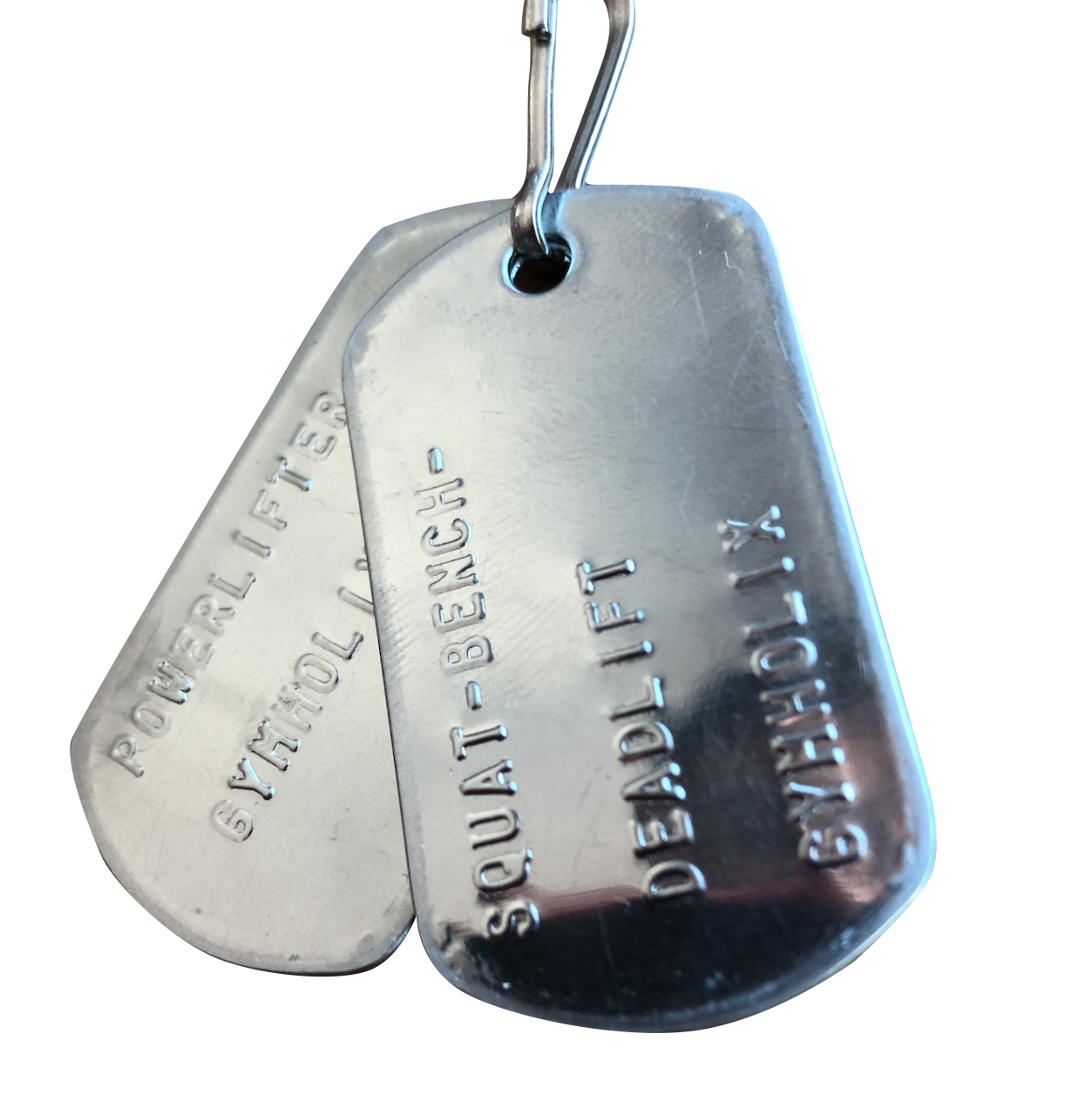 GYMHOLIX® Powerlifting Künye Anahtarlık Kolye – Powerlifter Aksesuarı