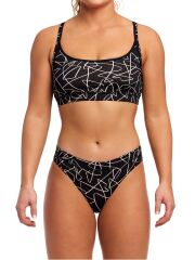 Funkita Texta Mess Bikini Takımı, Alt, Üst Takım Kadın Bikini