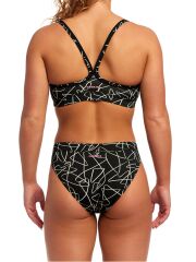 Funkita Texta Mess Bikini Takımı, Alt, Üst Takım Kadın Bikini