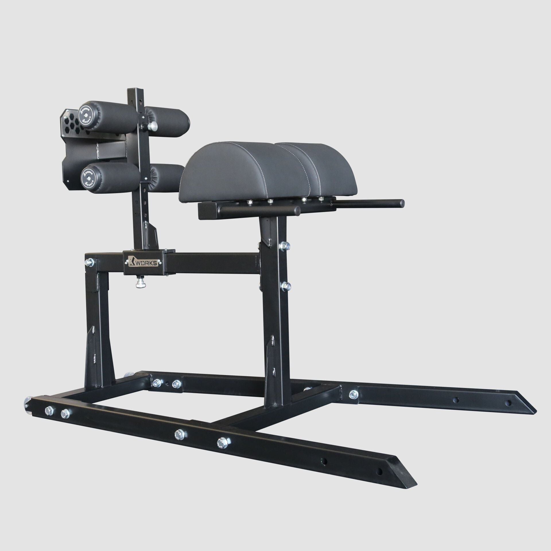 XWORKS Glute Ham Developer (GHD) – Alt Vücut ve Core Güç Geliştirici (FWX0060) TEKSTÜRE SİYAH (RAL9005)