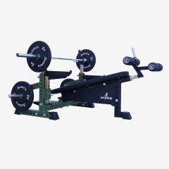 XWORKS Decline Olympic Bench Sehpası – Angled Abdominal and Chest Exercise Bench (FWX0077) PEMBE (RAL4006)