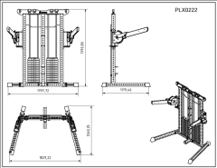 XWORKS Functional Trainer – Çok Yönlü Kule Antrenman Sistemi (PLX0222) ASKERİ YEŞİL (RAL6003)
