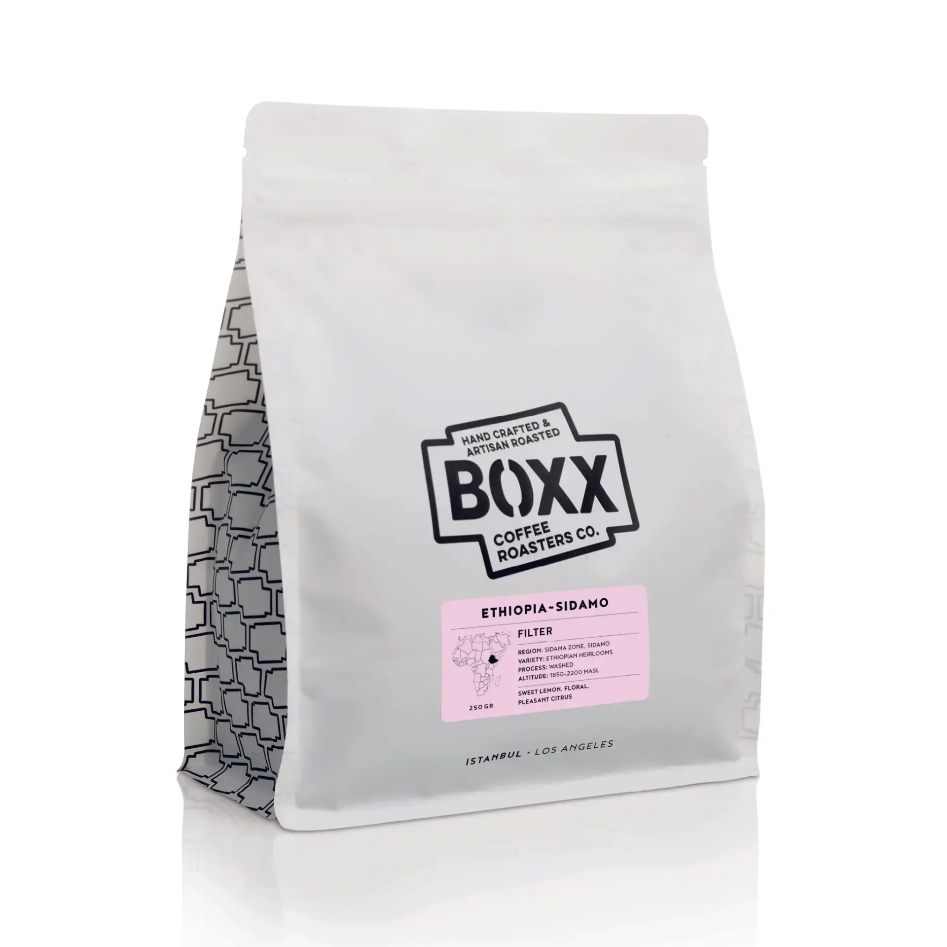 Boxx Coffee Ethiopia Sidamo 250 gr – Specialty Etiyopya Kahve Çekirdeği