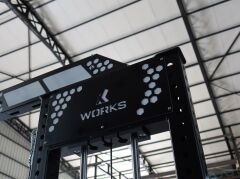 XWORKS Lat Pulldown & Row Combo – Bench’siz Ana Ünite (PLX0213) MAVİ (RAL5010)