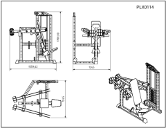 XWORKS Pin Loaded Shoulder Press Machine – Pimli Omuz Press (PLX0114)