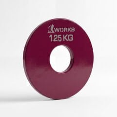 XWORKS Renki Mikro Metal Plaka | Powerlifting Çelik Ağırlık Plakası (Çift) (FWX7001) 2.5 KG Plaka Çift