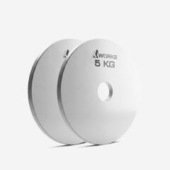 XWORKS Renkli Mikro Metal Plaka | Powerlifting Çelik Ağırlık Plakası (Çift) (FWX7001)