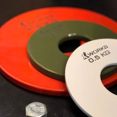 XWORKS Renki Mikro Metal Plaka | Powerlifting Çelik Ağırlık Plakası (Çift) (FWX7001)