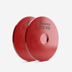 XWORKS Renki Mikro Metal Plaka | Powerlifting Çelik Ağırlık Plakası (Çift) (FWX7001) 2.5 KG Plaka Çift