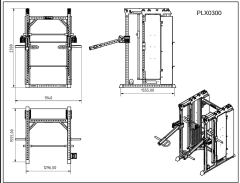 XWORKS ULTRA400 Kafes - All-in-One Functional Trainer (PLX0300) SARI (RAL1012)