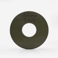 XWORKS Renki Mikro Metal Plaka | Powerlifting Çelik Ağırlık Plakası (Çift) (FWX7001) 1 KG Plaka Çift