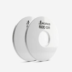 XWORKS Renki Mikro Metal Plaka | Powerlifting Çelik Ağırlık Plakası (Çift) (FWX7001) 0.5 KG Plaka Çift