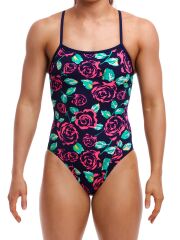 Funkita SS Feeling Rosy Kadın Antrenman Mayo, İnce Askılı