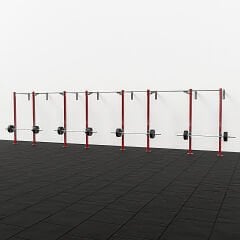 XWORKS 8 Bacak 4 İstasyon Duvar Tip Rig Sistemi (FWXW008)