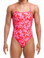 Funkita SS Fire Flyer Kadın Antrenman Mayo, İnce Askılı