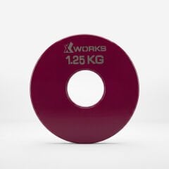 XWORKS Renki Mikro Metal Plaka | Powerlifting Çelik Ağırlık Plakası (Çift) (FWX7001) 1.25 KG Plaka Çift
