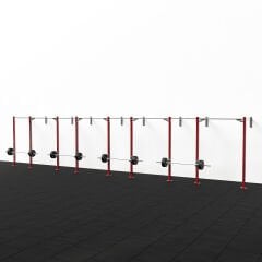 XWORKS 9 Bacak 4 İstasyon Duvar Tip Rig Sistemi (FWXW009)