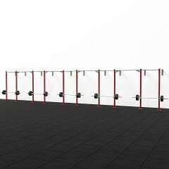 XWORKS 10 Bacak 5 İstasyon Duvar Tip Rig Sistemi (FWXW010)