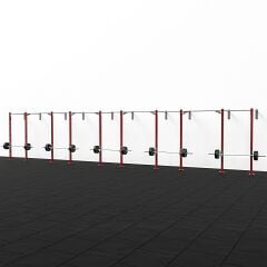 XWORKS 10 Bacak 5 İstasyon Duvar Tip Rig Sistemi (FWXW010)