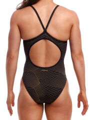 Funkita DB Gold Weaver Kadın Antrenman Mayo, Elmas Sırt