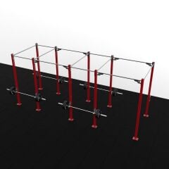 XWORKS 10 Bacak 4 İstasyon Orta Tip Rig Sistemi (FWXC010)