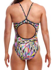 Funkita DB Scissor Kick Kadın Antrenman Mayo, Elmas Sırt