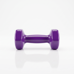 XWORKS Soft Grip Dumbbell – Kauçuk Kaplamalı Pilates Dambılı (Tek) (XW2500000) 2KG
