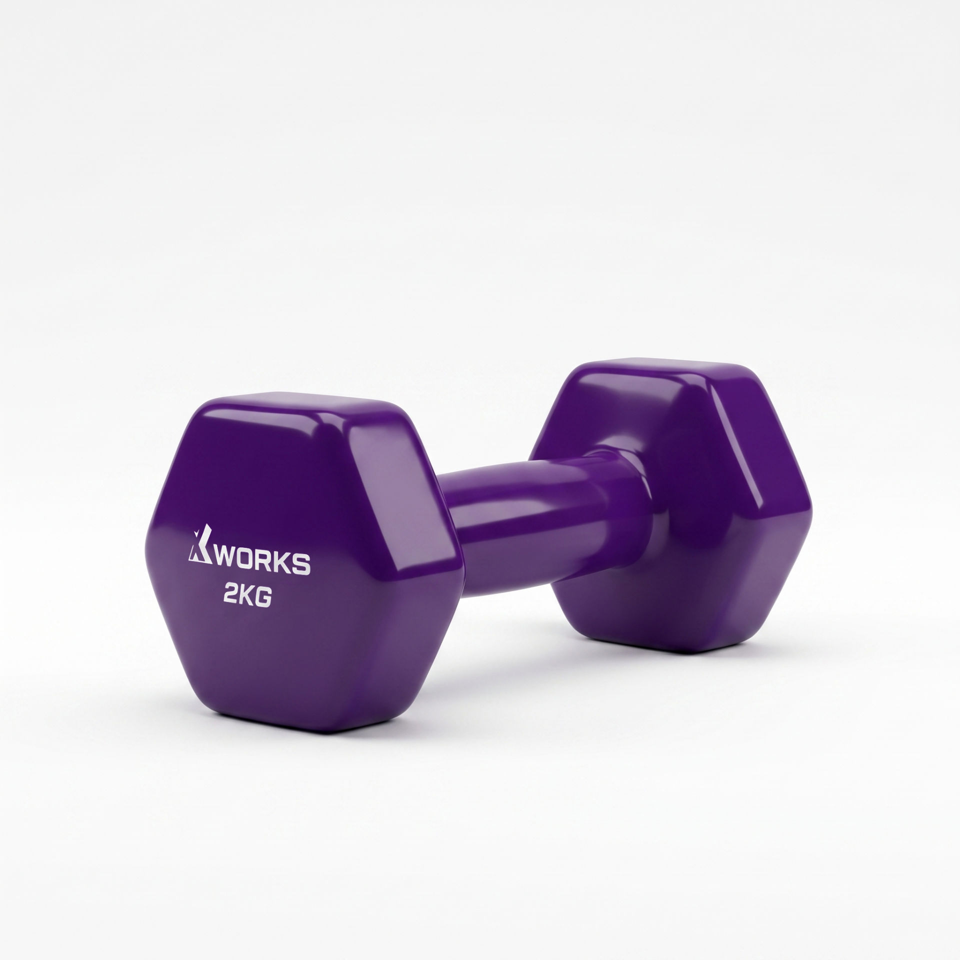 XWORKS Soft Grip Dumbbell – Kauçuk Kaplamalı Pilates Dambılı (Tek) (XW2500000) 2KG