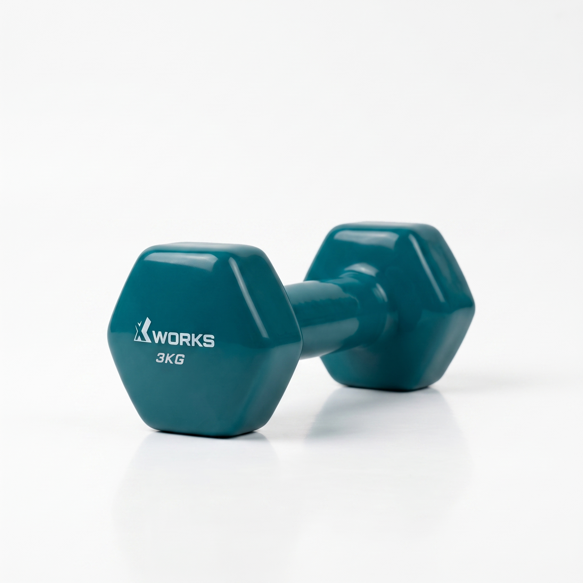 XWORKS Soft Grip Dumbbell – Kauçuk Kaplamalı Pilates Dambılı (Tek) (XW2500000) 3KG