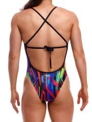 Funkita SSE TMT Baby Beamer Kadın Antrenman Mayo, Ekstra Astarlı, Sırt Bağlamalı