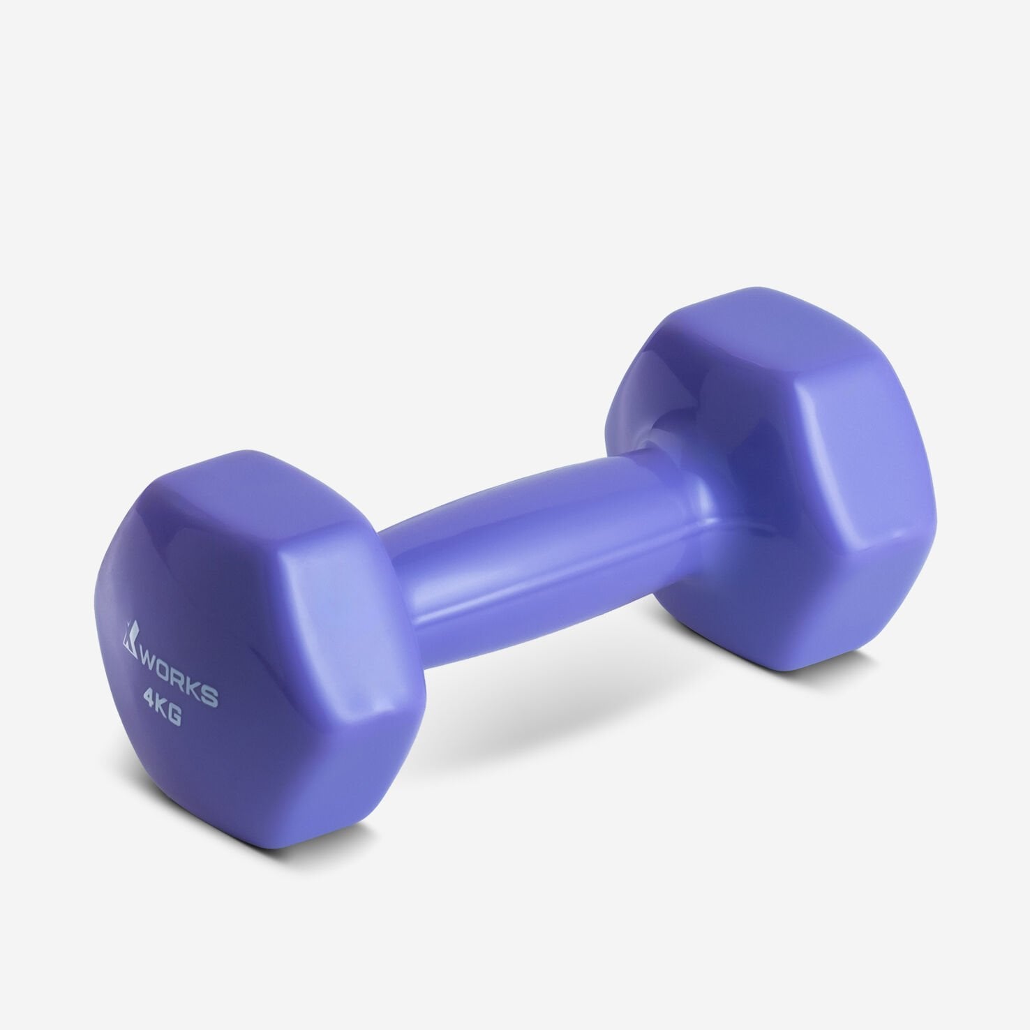 XWORKS Soft Grip Dumbbell – Kauçuk Kaplamalı Pilates Dambılı (Tek) (XW2500000) 4KG