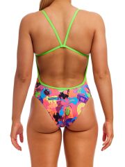 Funkita SST Lotsa Pop Kadın Antrenman Mayo, Geniş Sırt İnce Askılı