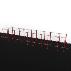 XWORKS 20 Bacak 10 İstasyon Orta Tip Rig Sistemi (FWXC020)