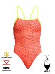 Funkita SST Swim School Kadın Antrenman Mayo, Geniş Sırt İnce Askılı