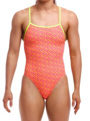 Funkita SST Swim School Kadın Antrenman Mayo, Geniş Sırt İnce Askılı